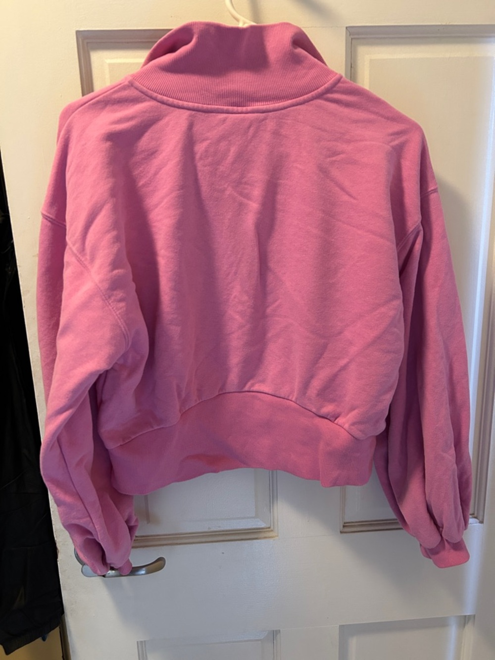 JoyLab Pink Snap-Button Pullover Sweatshirt - Picture 3 of 4